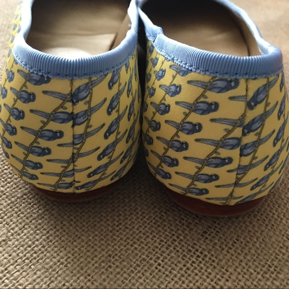 Custom silk print ballet flats. - Picture 2 of 5
